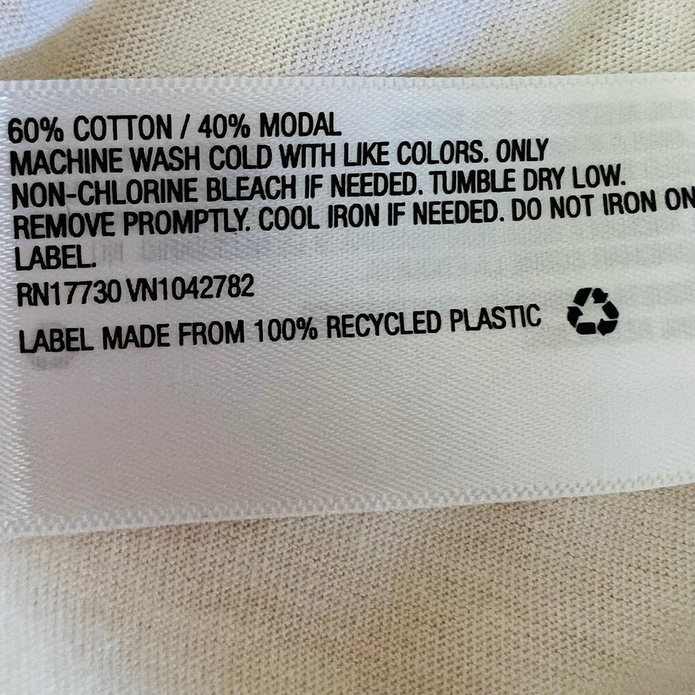 A New Day White V Neck T Shirt Size 3X Plus Cotton Short Sleeve Relaxed Fit NWT - Picture 8 of 9